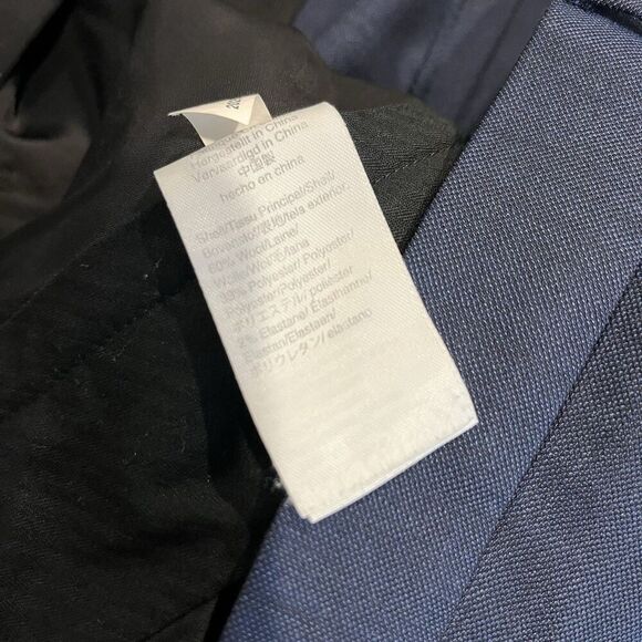 J Crew Ludlow Wool Dress Pants Mens 36x30 Blue  Slim Stretch Office Casual 212​​ - Picture 5 of 7